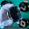 X4 Tapacubos Renault 60mm Emblemas Tapas llantas