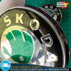 X4 Tapacubos Skoda 60mm Emblemas Tapas Llantas