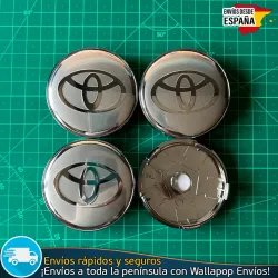 X4 Tapabujes Toyota 60mm Tapacubo Emblemas Llantas