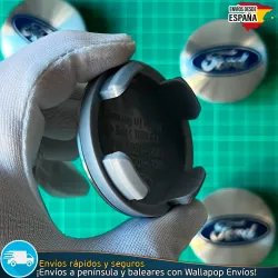 X4 Tapacubos Ford 54mm Cubrebujes Tapas Llantas