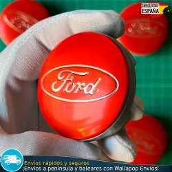X4 Tapacubos Ford 54mm Cubrebujes Tapas Llantas