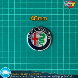 Emblema Volante Alfa Romeo 40mm Adhesivo Metálico