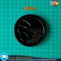 Emblema Skoda 80mm Capó/Trasera 5JD853621A Nuevo