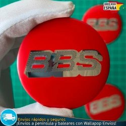 X4 Emblemas BBS 56mm Pegatinas Tapacubos Llantas
