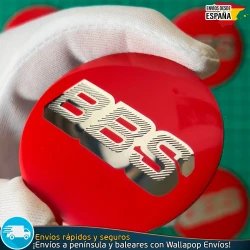 X4 Emblemas BBS 56mm Pegatinas Tapacubos Llantas