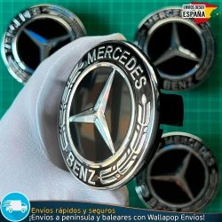 Mercedes Benz Tapacubos New Black 75mm A1714000025