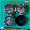 Mercedes Benz Tapacubos Cubrebuje 75mm A1714000025