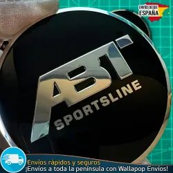 X4 Emblemas ABT Sportsline 56mm Pegatinas Tapacubos Llantas