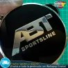 X4 Emblemas ABT Sportsline 56mm Pegatinas Tapacubos Llantas