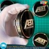 X4 Tapacubos ABT 60mm Tapas Negras para Llantas