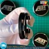 X4 Tapacubos ABT 60mm Tapas Negras para Llantas