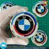 X4 Emblemas 50 Aniversario BMW 60mm Tapas Llantas