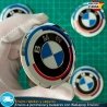 X4 Emblemas 50 Aniversario BMW 60mm Tapas Llantas