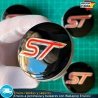 X4 Tapacubos Ford ST 54mm Cubrebujes Tapas Llantas