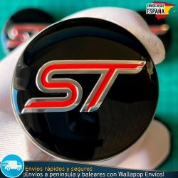 X4 Tapacubos Ford ST 54mm Cubrebujes Tapas Llantas