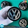 X4 Tapacubos Volkswagen 63mm Tapas de Llantas
