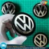 X4 Tapacubos Volkswagen 63mm Tapas de Llantas