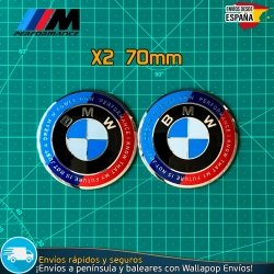 X2 Emblemas BMW 70mm Motos GS GT XR Carenado Baul