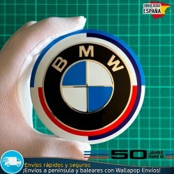 Emblema BMW 78mm Autoadhesivo  Edición especial 50 Aniversario