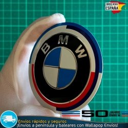 Emblema BMW 78mm Autoadhesivo  Edición especial 50 Aniversario