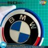 Emblema BMW 78mm Autoadhesivo  Edición especial 50 Aniversario