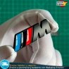 X2 Emblemas BMW adhesivos laterales M Motorsport 45x15mm
