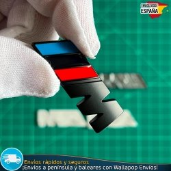 X2 Emblemas BMW adhesivos laterales M Motorsport 45x15mm