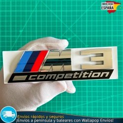 Emblema BMW M3 Competition Maletero Logo Insignia