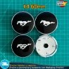Ford Mustang 60mm Tapacubos Pack 4 | TapasyEmblemas