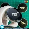 Ford Mustang 60mm Tapacubos Pack 4 | TapasyEmblemas