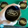 X4 Tapacubos Ford 60mm Emblemas Cubrebujes Tapas Llantas