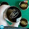 X4 Tapacubos Ford 60mm Emblemas Cubrebujes Tapas Llantas