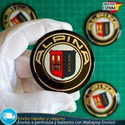 Emblemas Alpina 56mm x4 Logos Tapacubos BMW Llantas
