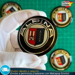 Emblemas Alpina 56mm x4 Logos Tapacubos BMW Llantas