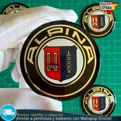 Emblemas Alpina 56mm x4 Logos Tapacubos BMW Llantas