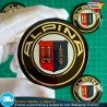 Emblemas Alpina 56mm x4 Logos Tapacubos BMW Llantas