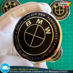 Emblemas BMW 56mm x4 Logos Tapacubos Centro Llantas M Power