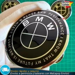 Emblemas BMW 56mm x4 Logos Tapacubos Centro Llantas M Power