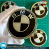 Tapas BMW 68mm x4 Tapacubos Buje Centro Llantas Emblemas