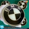 Tapas BMW 68mm x4 Tapacubos Buje Centro Llantas Emblemas
