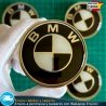 Tapas BMW 68mm x4 Tapacubos Buje Centro Llantas Emblemas
