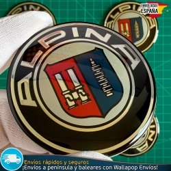 Emblemas Alpina 65mm x4 Para Tapacubos Centro Llantas BMW