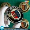 Tapas Alpina 68mm x4 Tapacubos Centro Llantas BMW