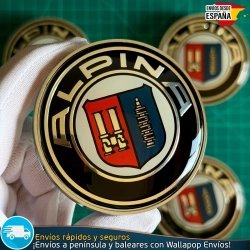 Tapas Alpina 68mm x4 Tapacubos Centro Llantas BMW