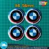 4 Emblemas BMW 56mm 50 Aniversario Pegatinas Tapas