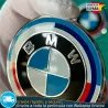 4 Emblemas BMW 56mm 50 Aniversario Pegatinas Tapas