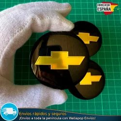 X4 Emblemas Chevrolet 56mm Pegatinas Tapacubos